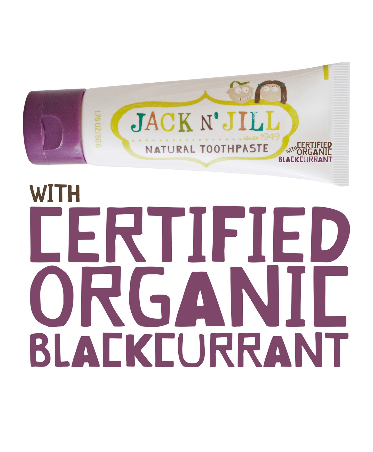 Jack n Jill Natural Toothpaste - Strawberry