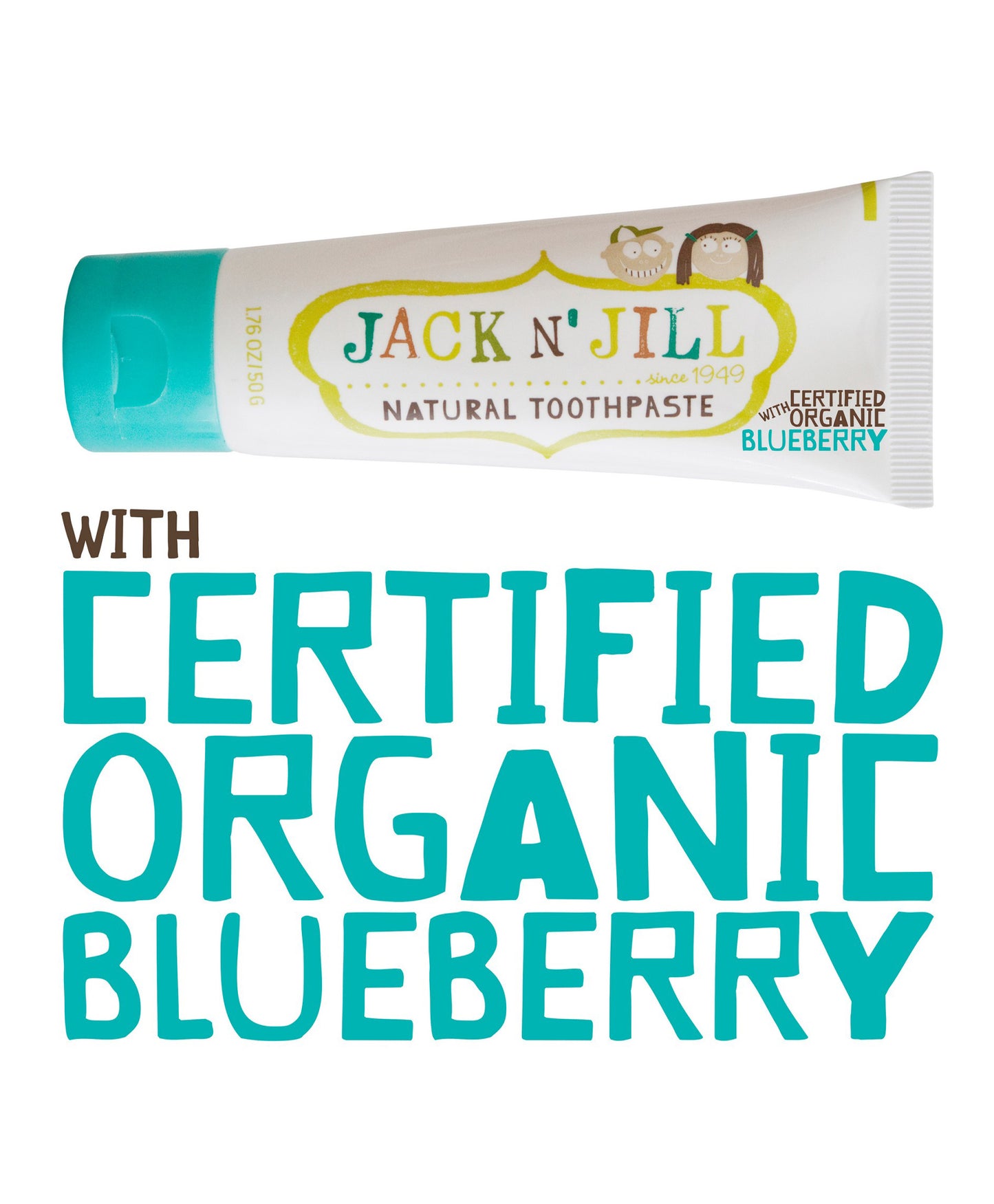 Jack n Jill Natural Toothpaste - Strawberry