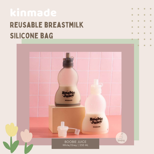 Kinmade Boobie Juice Reusable Breastmilk Bag 250ml