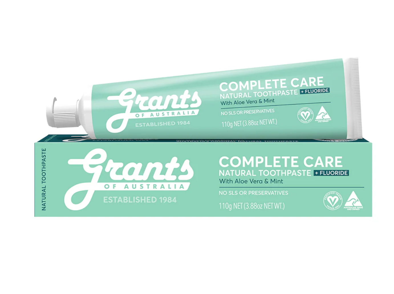 Grants Complete Care with Fluoride Natural Toothpaste 110g