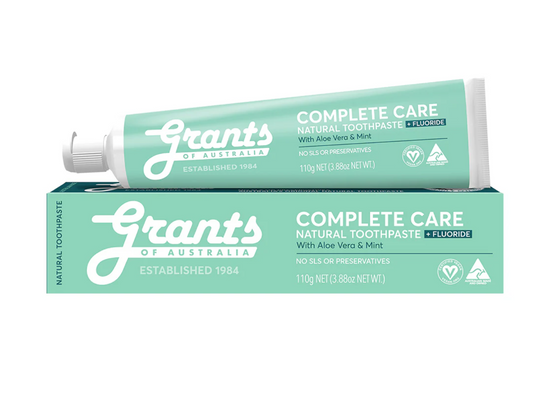 Grants Complete Care with Fluoride Natural Toothpaste 110g