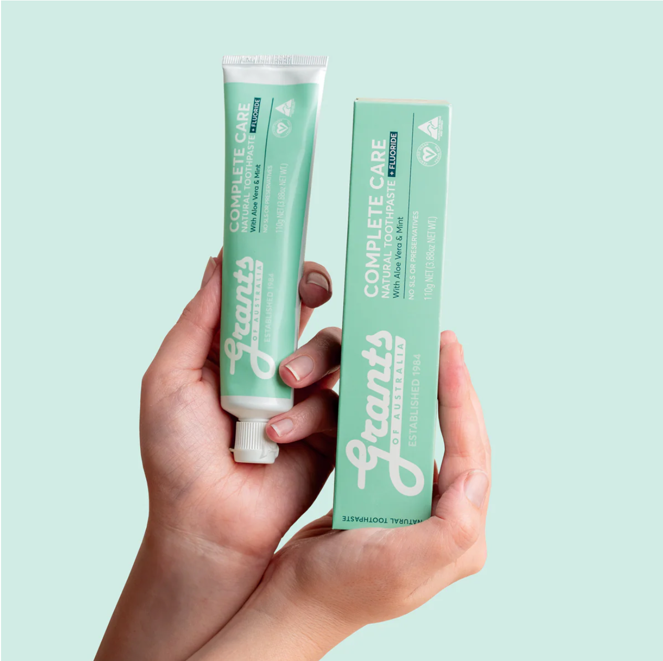 Grants Complete Care with Fluoride Natural Toothpaste 110g