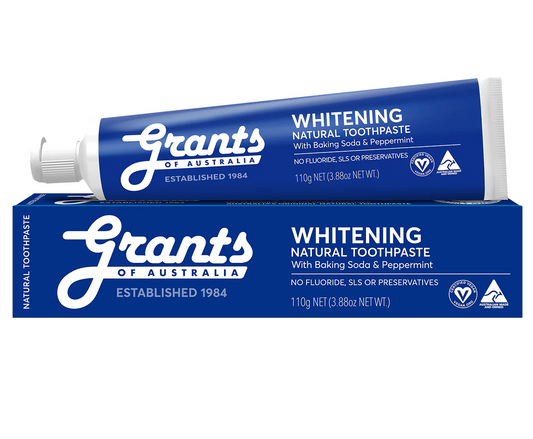 Grants Natural Toothpaste WHITENING (Fluoride Free) 110g