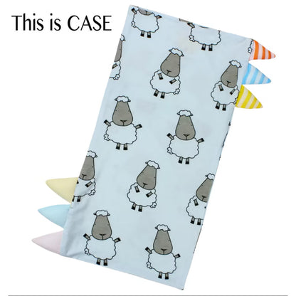BAA BAA SHEEPZ®Bed-Time Buddy™ Case Big Sheepz with Stripe tag - Jumbo