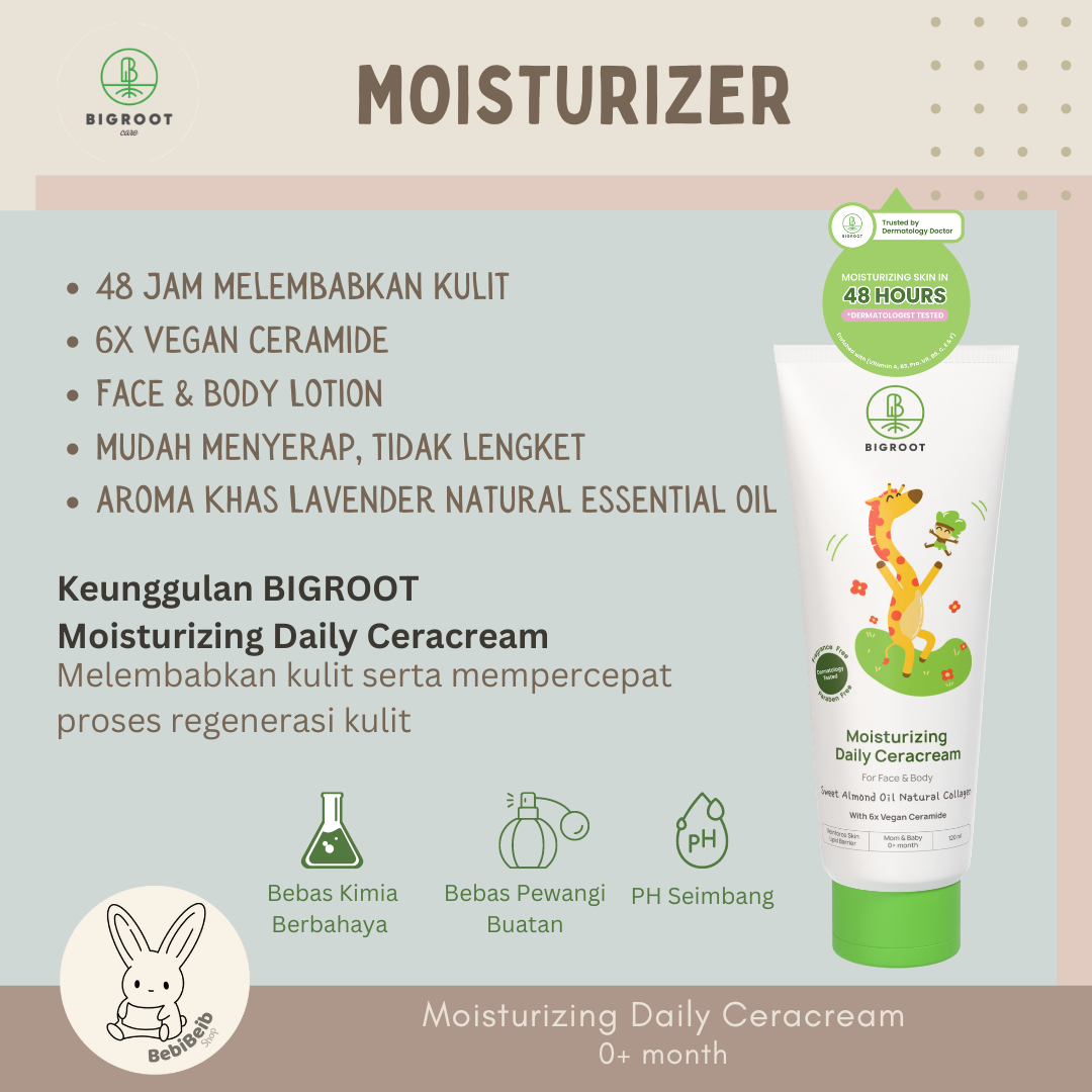 BigRoot Moisturizing Daily Ceracream Baby Cream 120ml