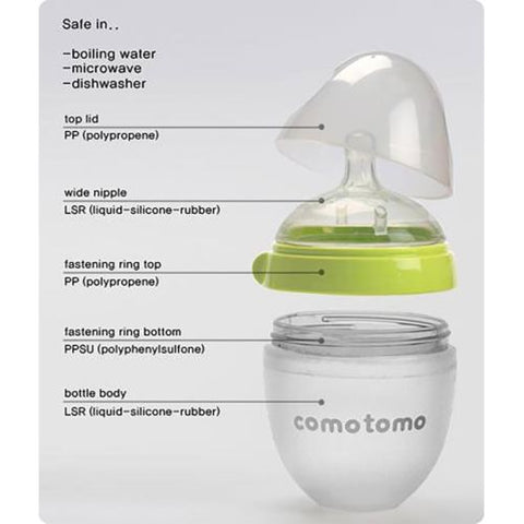 Comotomo Silicone Baby Bottle 150ml