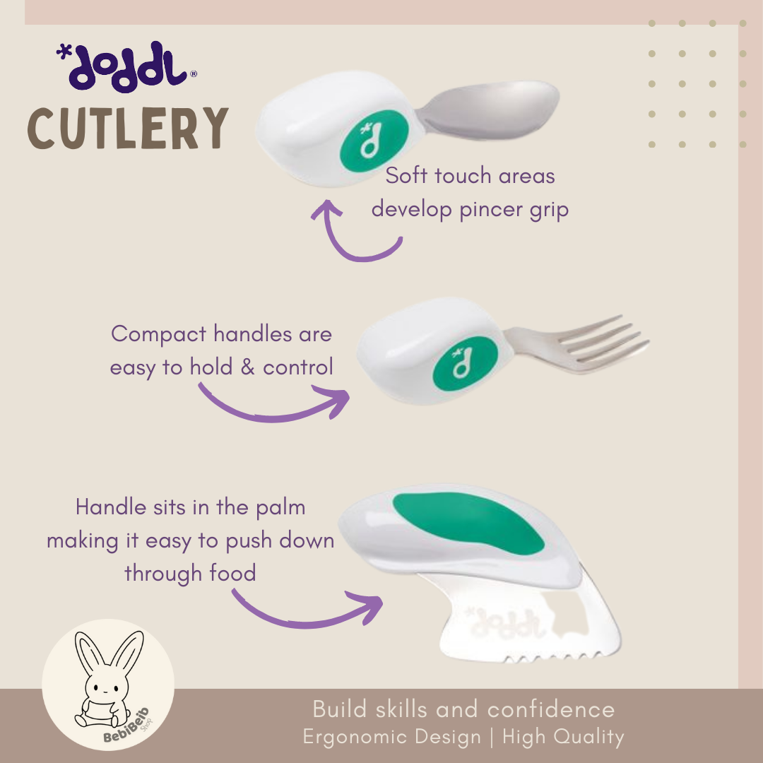 Doddl Fork, Spoon and Knife Set