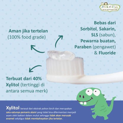 Jack n Jill Natural Toothpaste - Strawberry