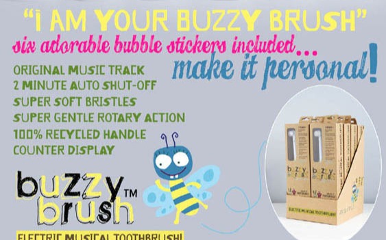 Jack n Jill Buzzy Kids Electric Musical Toothbrush Buzzy Brush (3+ yrs)